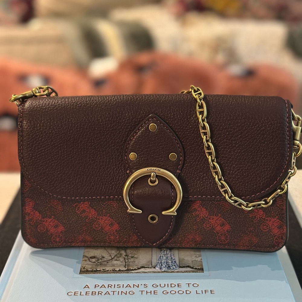 Coach Brown Leather small Wrislet /Wallet